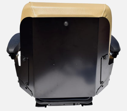 Replacement Suspension Seat for Skid Steers; Compatible with Gehl 3640E, 3935, 4240, 4240E, 4625, 4640, 4640E, 4640T, 4840E, 5240E, 5625SL, 5635SX, 5635SXT; Brown; 311111BR