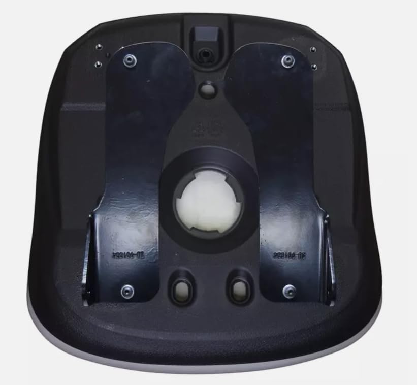 Tractor Seat Compatible with Ford New Holland Boomer, T, TC, TZ and Workmaster Series Tractors; Gray; includes Flip-up Bracket, Waterproof Vinyl, Drain Hole