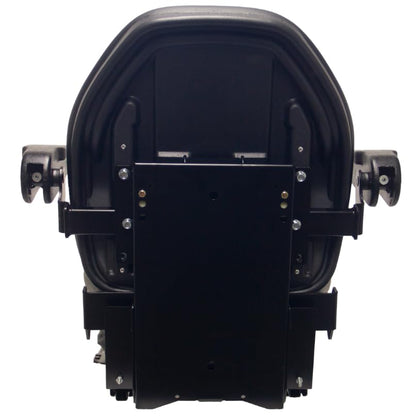Suspension Seat for Lawn Mowers, Tractors & Zero Turn Mowers; Compatible with Kubota: F2880, F3680, ZD323, ZD326, ZG327 & Compact Tractor: B26TLB; Premium Black Vinyl; SU-360000BK-K