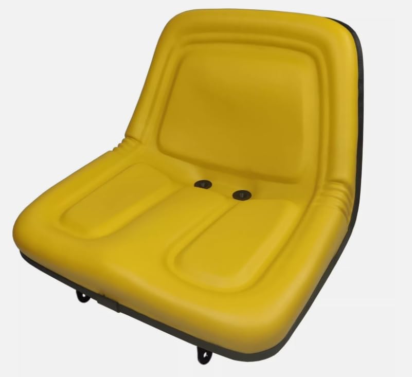 Lawn Mower Seat w/ Flip-up Brkt; Compatible with John Deere Tractors 415 (SN 70001 & Up), 425 (SN 70001+), 445, 455, F710 (SN 090001+), F725 (SN 090001+), F735, G100, SST16, SST19; 109000YE+901003-J2