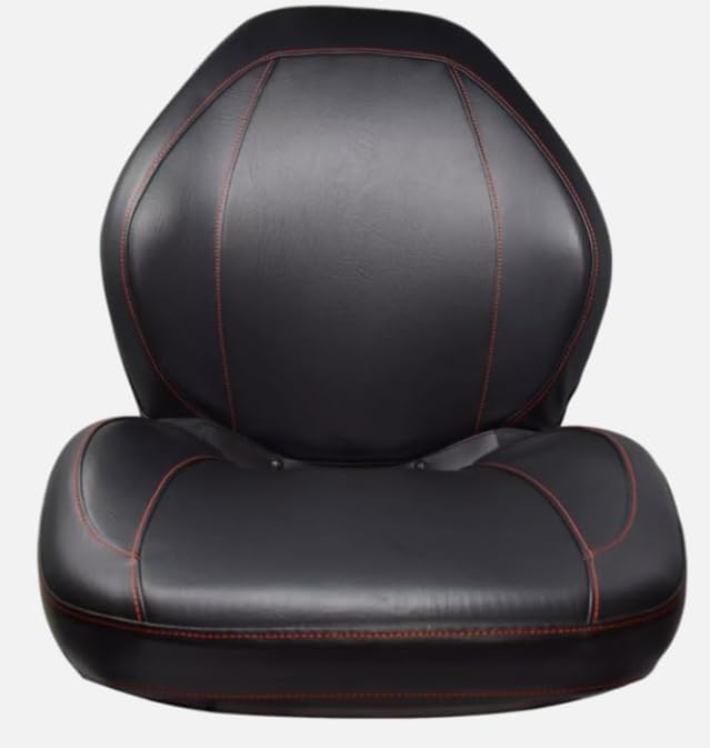 UTV Seats for Yamaha Rhino 450 660 700; YXR450, YXR660, YXR700; replaces part number 5UG-F4710-00-00; Black Vinyl; includes 2 seats; (If the Bolt-Holes Don't Align, Drilling is Required)