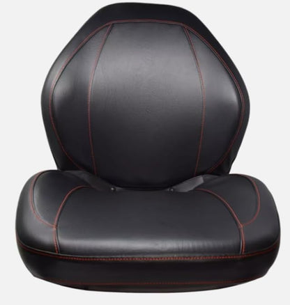 UTV Seats for Yamaha Rhino 450 660 700; YXR450, YXR660, YXR700; replaces part number 5UG-F4710-00-00; Black Vinyl; includes 2 seats; (If the Bolt-Holes Don't Align, Drilling is Required)