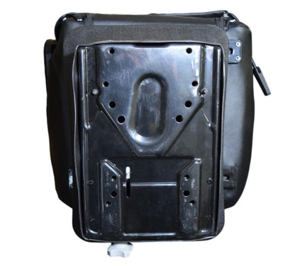 Replacement tractor seat with adjustable back cushion, armrests & suspension; Bolt Patterns: 4-3/4 Width x 8 Length (Inches), 5-1/2 x 7-3/4, 4-3/4  x 5-3/4; 440002BK-SP1