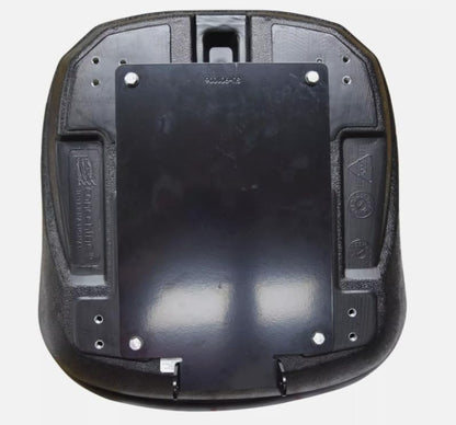 Tractor Seat with Flip-up Hinge Bracket; Replaces Kubota Numbers: TA040-11800, TA040-11804, TA040-18430, TA040-48510; 149000BK+901006-B