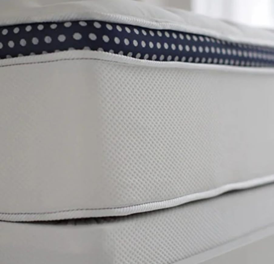 WinkBeds White Luxury Hybrid Cooling 13.5" Euro-Top Mattress | Softer Than Silk Cover | Made in The USA