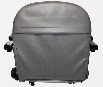 Lawn Mowers & Zero Turn Mower Seat with Armrests & Slides (Drilling May Be Required); Compatible with Ariens, Bad Boy, Dixon, Exmark, Ferris, Gravely; Premium OEM Gray; 201011DGLG