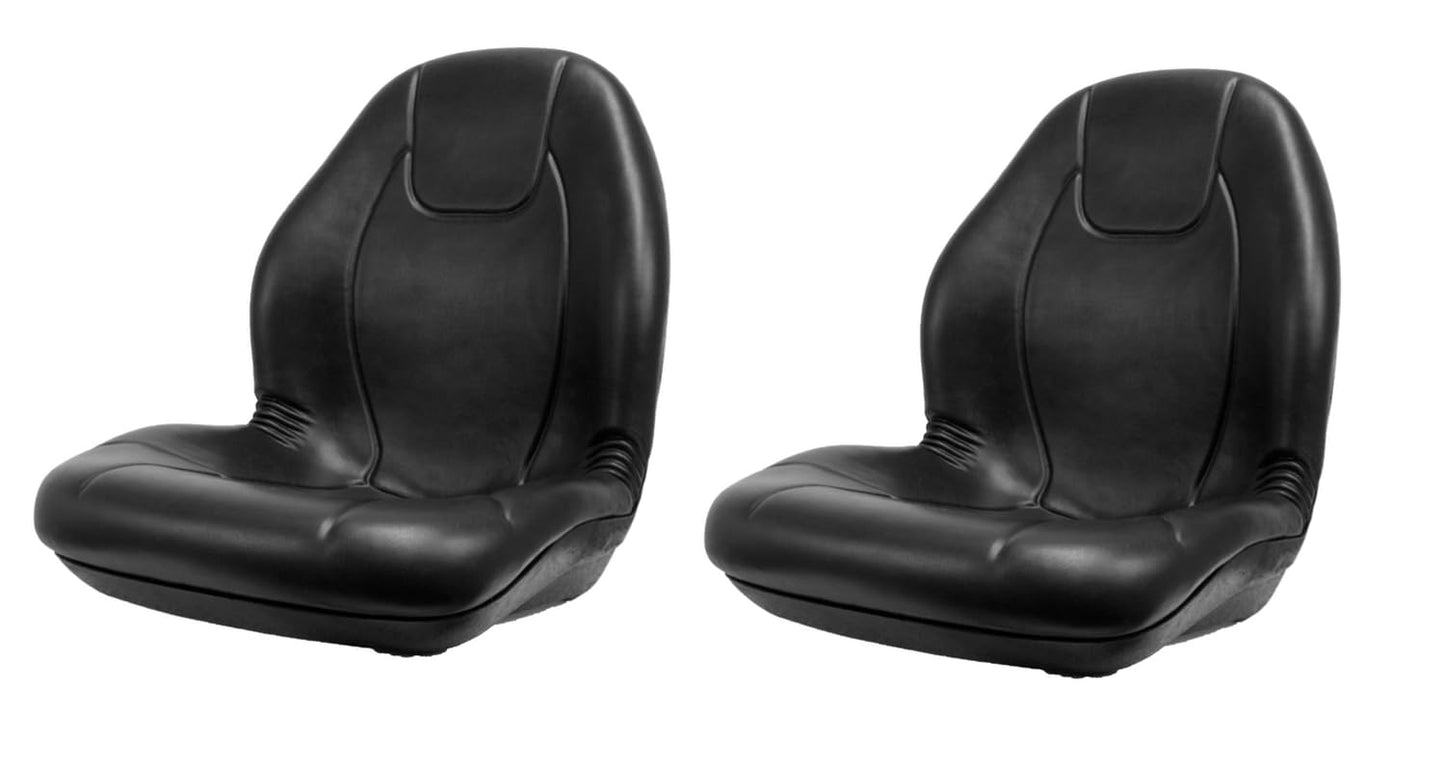 UTV Seats; (2 Seats) for Kawasaki Teryx 750 (2008-2013); 53066-0195 (2 Seats); ‎High-Back; Blow Molded; Black; SU-149000BK-KW(x2)