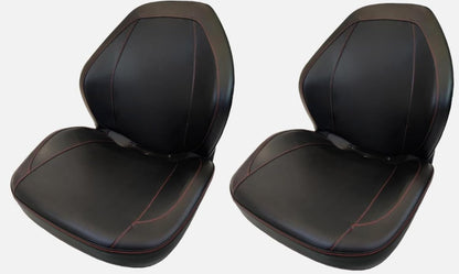 UTV Seats for Kawasaki Teryx 750; KRT750 & KRF750; 2008-2013; replaces Kawasaki 53066-0195; includes 2 Utility Vehicle seats; If the Bolt-Hole Patterns Don't Match, Drilling is Required