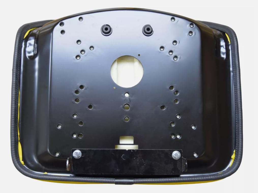 Lawn Mower Seat w/ Flip-up Hinge; Compatible with John Deere Tractors 240, 245, 260, 265, 285, 320, 325 (Serial Number 70001 & Up), 335 (SN 70001 & Up), 345 (SN 70001 & Up); 109000YE+901003