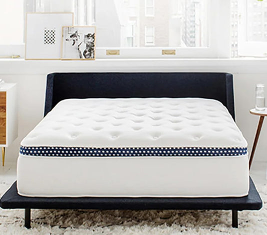 WinkBeds White Luxury Hybrid Cooling 13.5" Euro-Top Mattress | Softer Than Silk Cover | Made in The USA