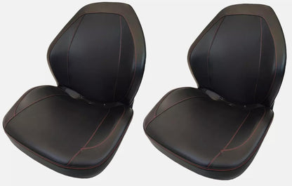 UTV Seats for Yamaha Rhino 450 660 700; YXR450, YXR660, YXR700; replaces part number 5UG-F4710-00-00; Black Vinyl; includes 2 seats; (If the Bolt-Holes Don't Align, Drilling is Required); 310000BK(x2)