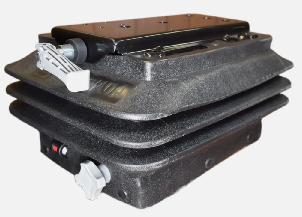 Tractor and Lawn Mower Seat Suspension System with Adjustable Height
