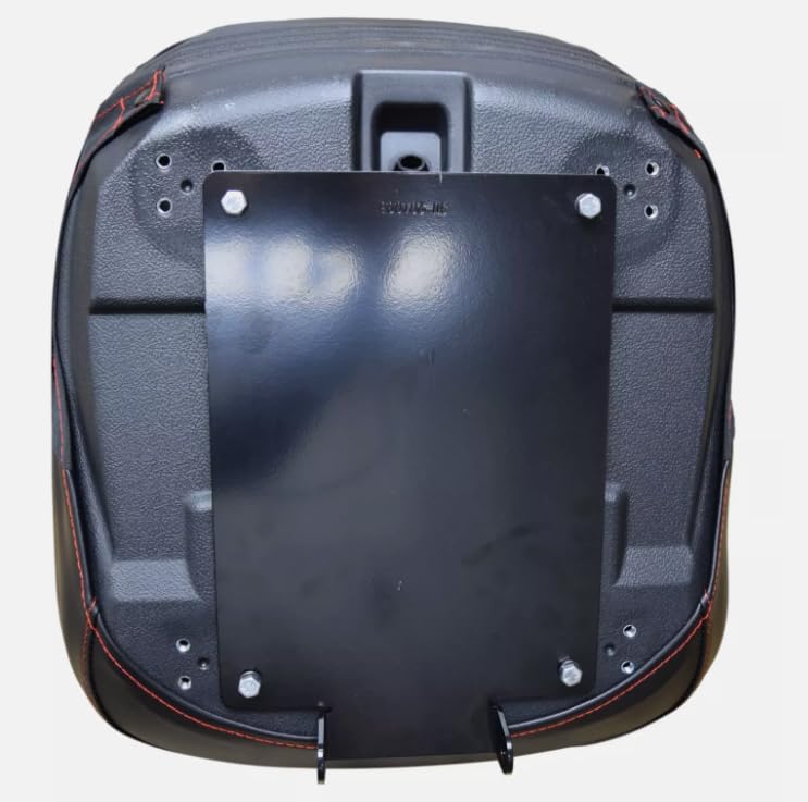 Tractor Seat with Flip-up Hinge Bracket; Compatible with Kubota Tractor Series: B1700, B2100, B2400, L2500, L2600, L2900, L3000, L3300, L35, L3600, & L4200; 310000BK+901006-A