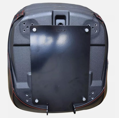 Tractor Seat with Flip-up Hinge Bracket; Compatible with Kubota Tractor Series: B1700, B2100, B2400, L2500, L2600, L2900, L3000, L3300, L35, L3600, & L4200; 310000BK+901006-A