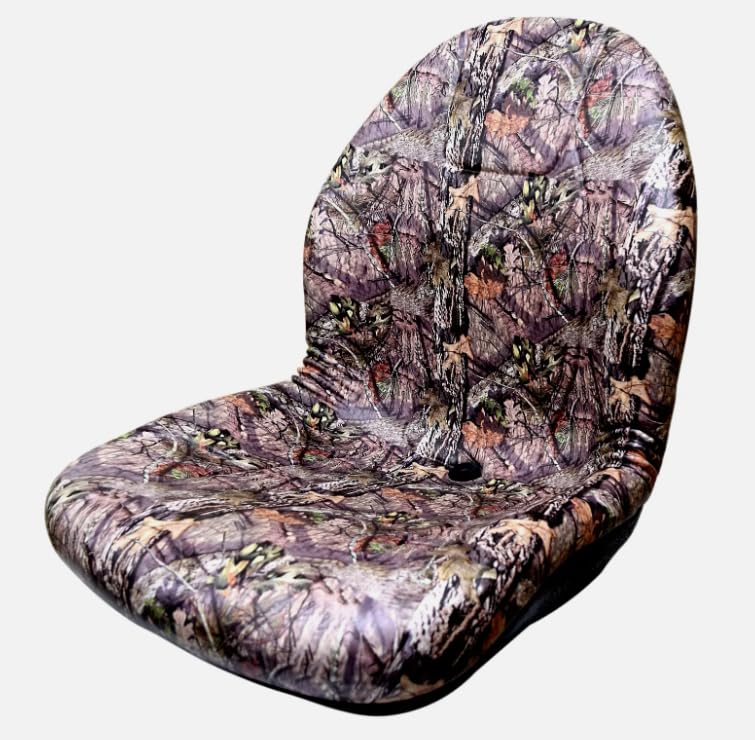 Camo UTV Seat Compatible with Cub Cadet Volunteer, John Deere Gator, Kawasaki Teryx Utility Vehicles (2008-2013), and Yamaha 450, 660, 700; Camouflage; blow-molded industrial shell; SU-149000CM-M3