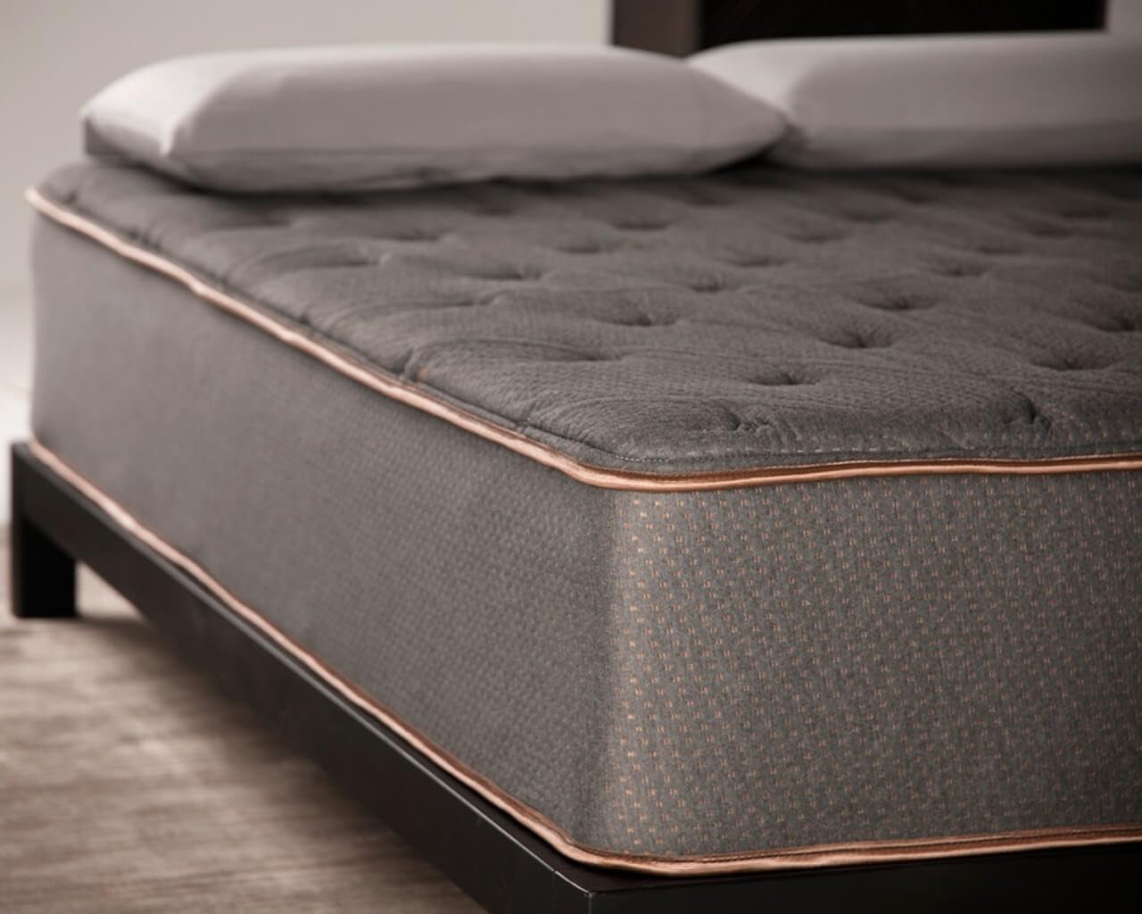 Tommie Copper 14 inch Luxury Hybrid Gray Mattress | Copper Infused | Made in The USA