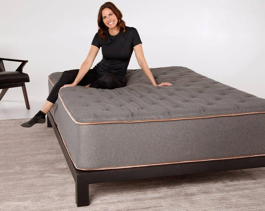 Tommie Copper 14 inch Luxury Hybrid Gray Mattress | Copper Infused | Made in The USA