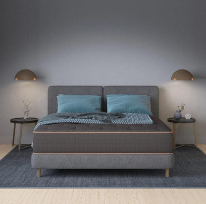 Tommie Copper Luxury Hybrid Mattress | 11" Firm | Gray | Copper Infused | Made in The USA