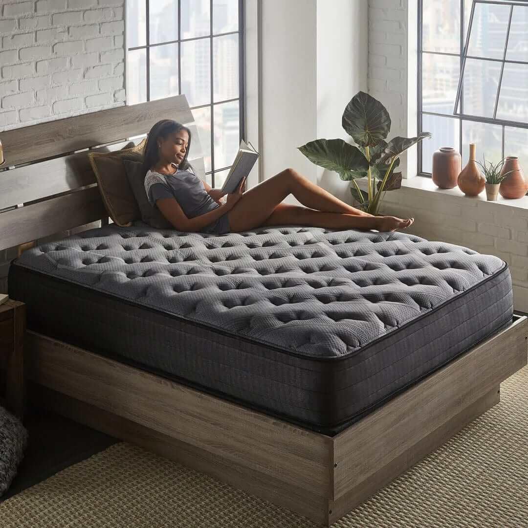 Gray Iris Luxury Hybrid 12 inch Mattress | Made in the USA