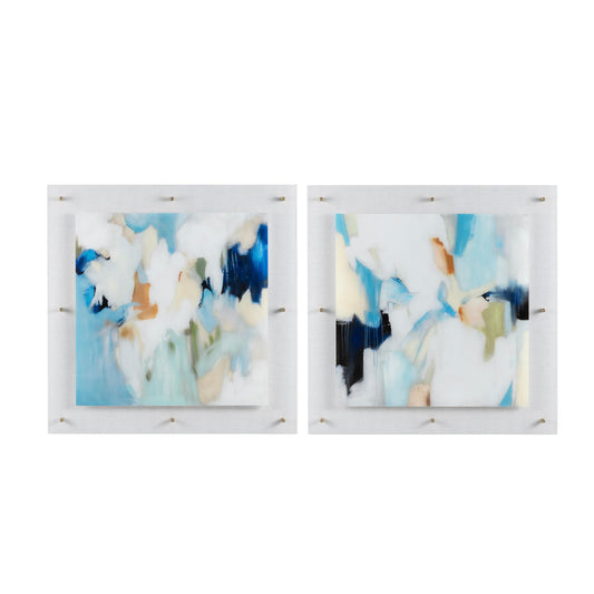 Color Waves 1 Wall Art made of acrylic; 40 x 2.2 x 40 (in)