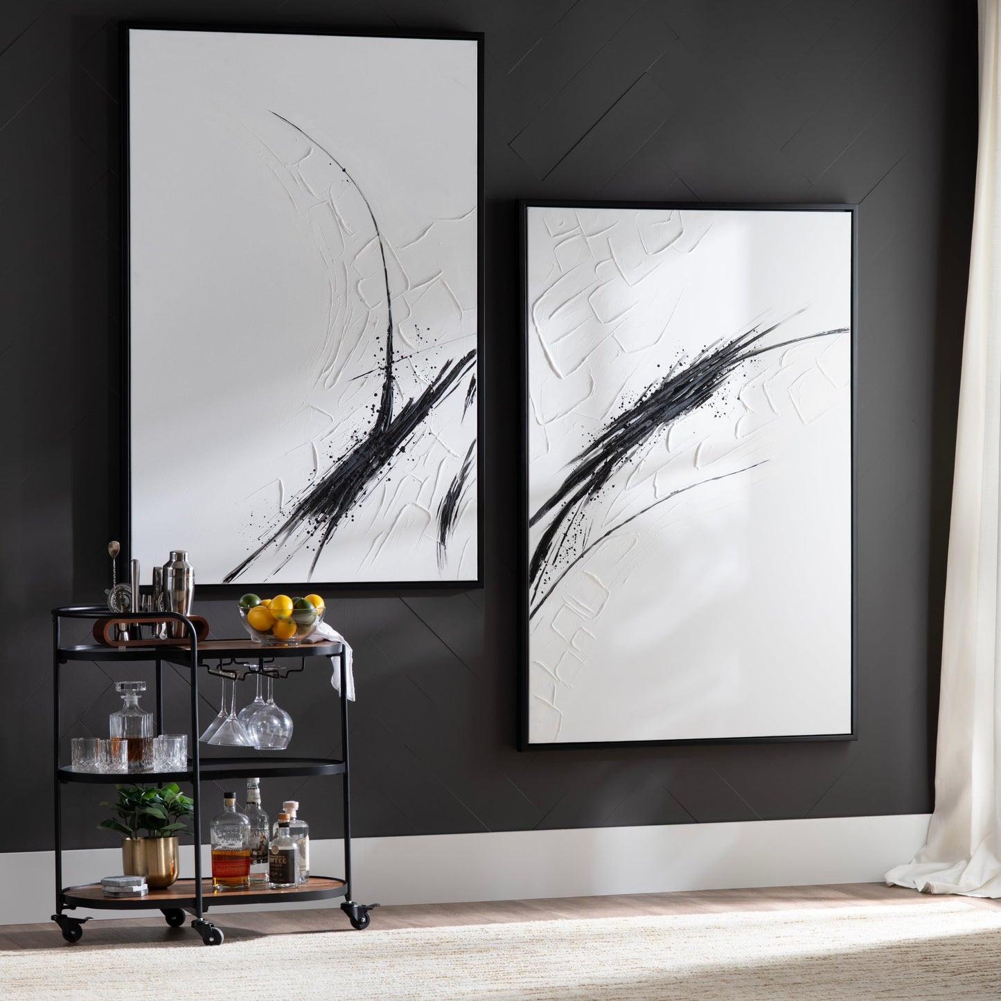 Ramsey Wall Art made of canvas; 39.4 x 1.5 x 59 (in)