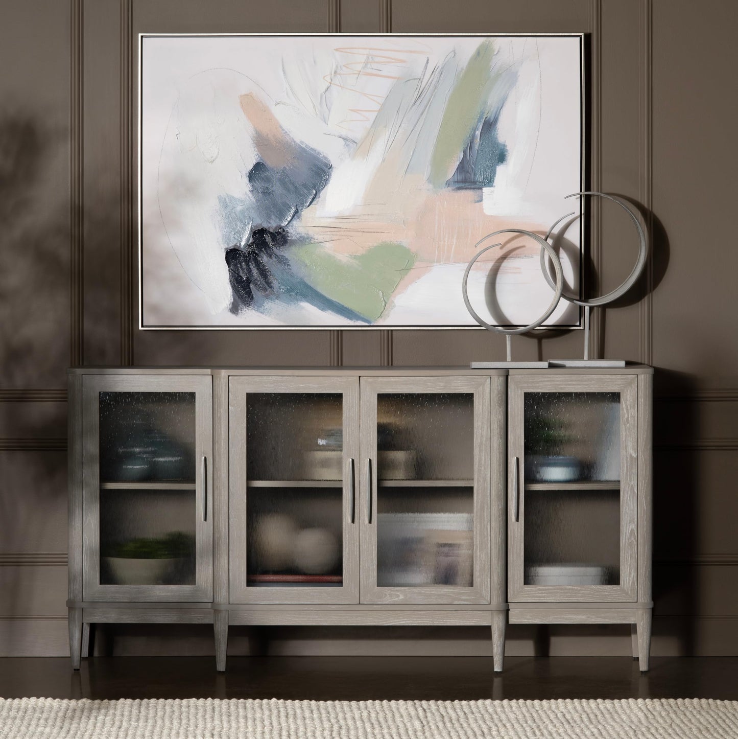 Avalon Wall Art made of canvas; 39.4 x 2 x 59 (in)