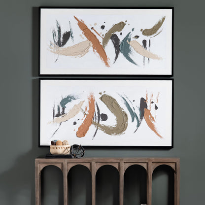 Calliope Wall Art made of canvas; 31.6 x 1.5 x 61.6 (in)