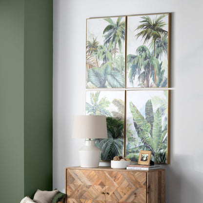 Palms And Ferns Wall Art made of canvas; 24 x 2 x 36 (in)