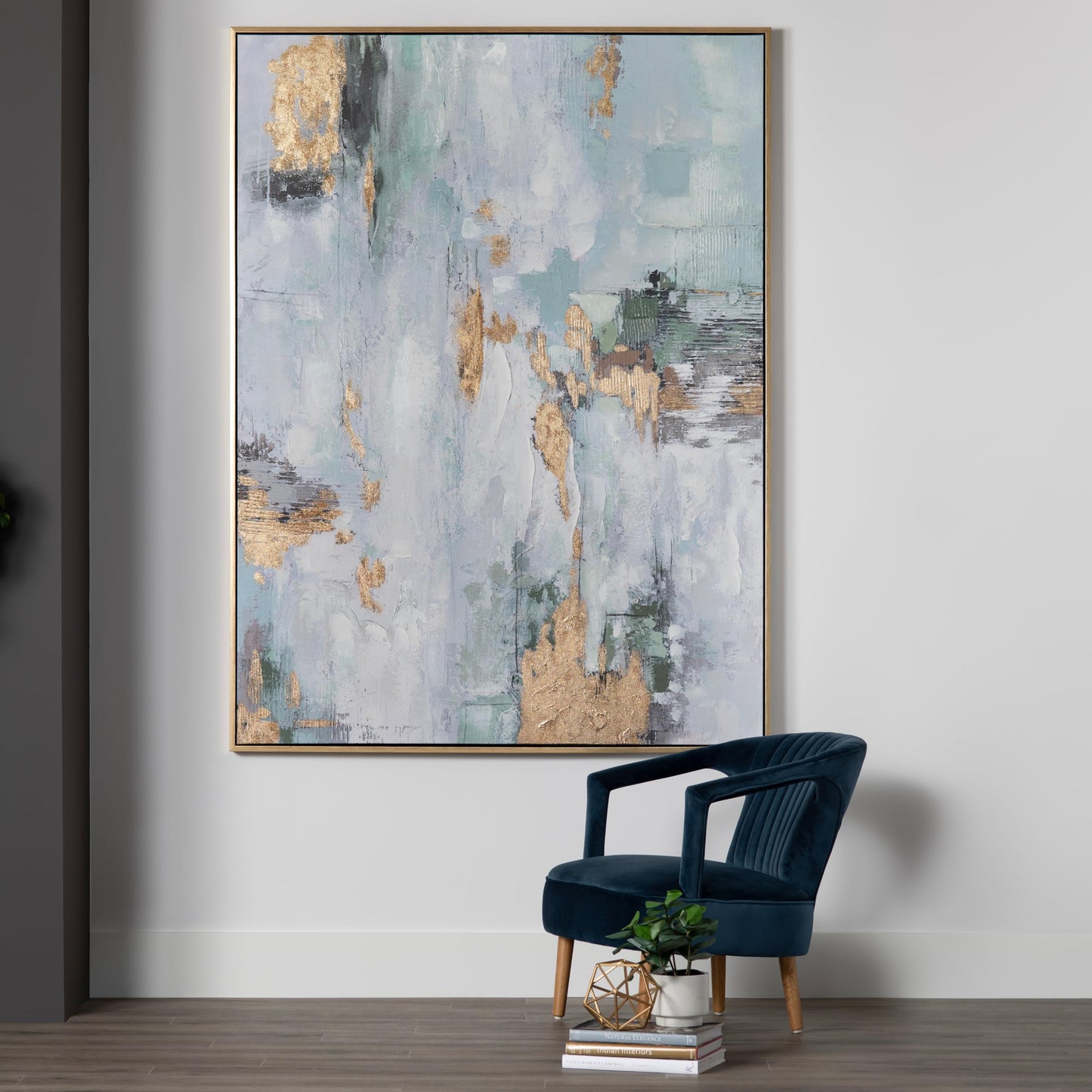 Wilkes Wall Art made of canvas; 59 x 2 x 78.7 (in)