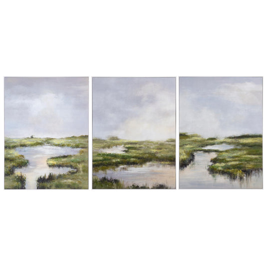 Aiken Wall Art made of canvas, paint; 30 x 2 x 40 (in)