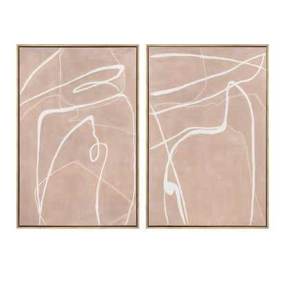 Roxbury Wall Art made of canvas; 39.4 x 1.5 x 59 (in)