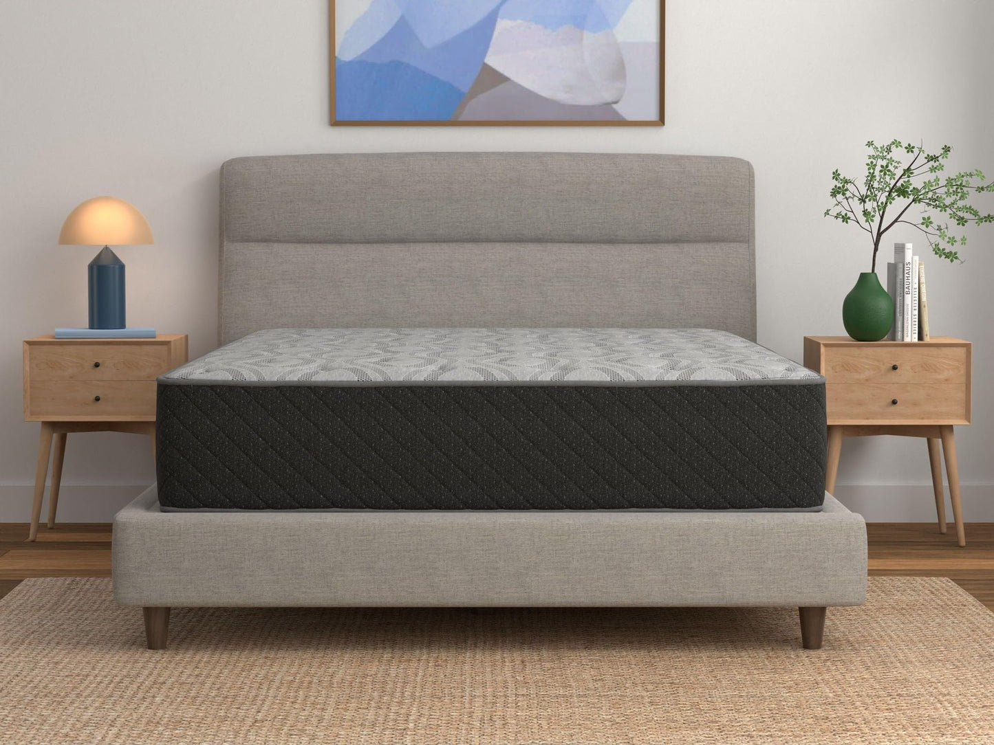 Gardenia White Double-Sided Luxury Hybrid 14 inch Mattress | Made in The USA