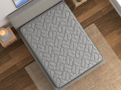 Gardenia White Double-Sided Luxury Hybrid 14 inch Mattress | Made in The USA