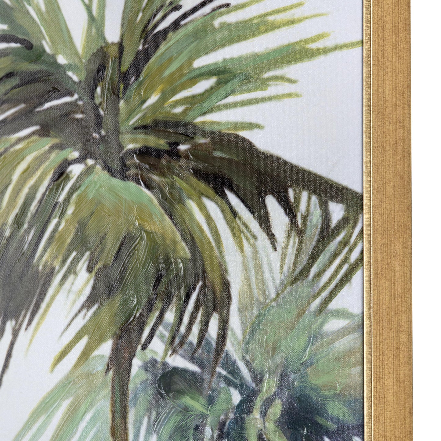 Palms And Ferns Wall Art made of canvas; 24 x 2 x 36 (in)