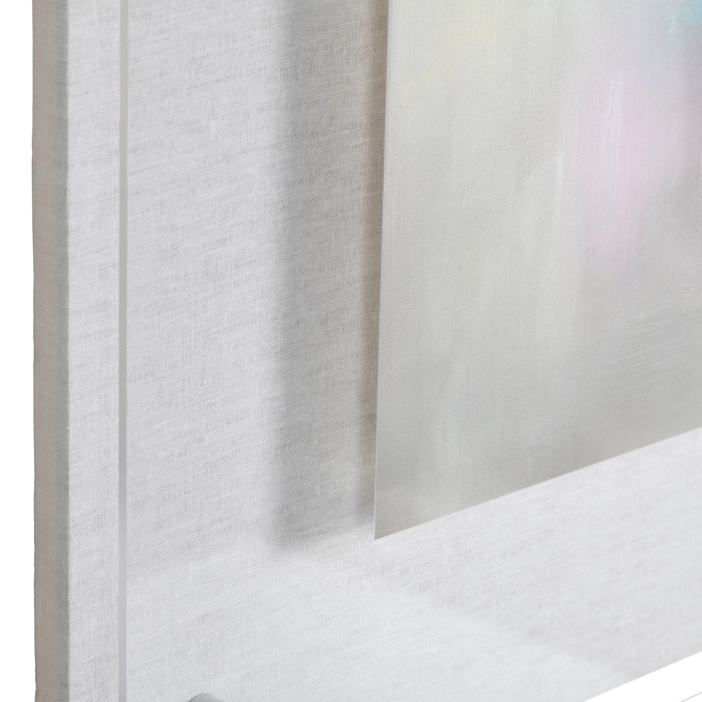 Color Waves 2 Wall Art made of acrylic; 36 x 2.2 x 36 (in)