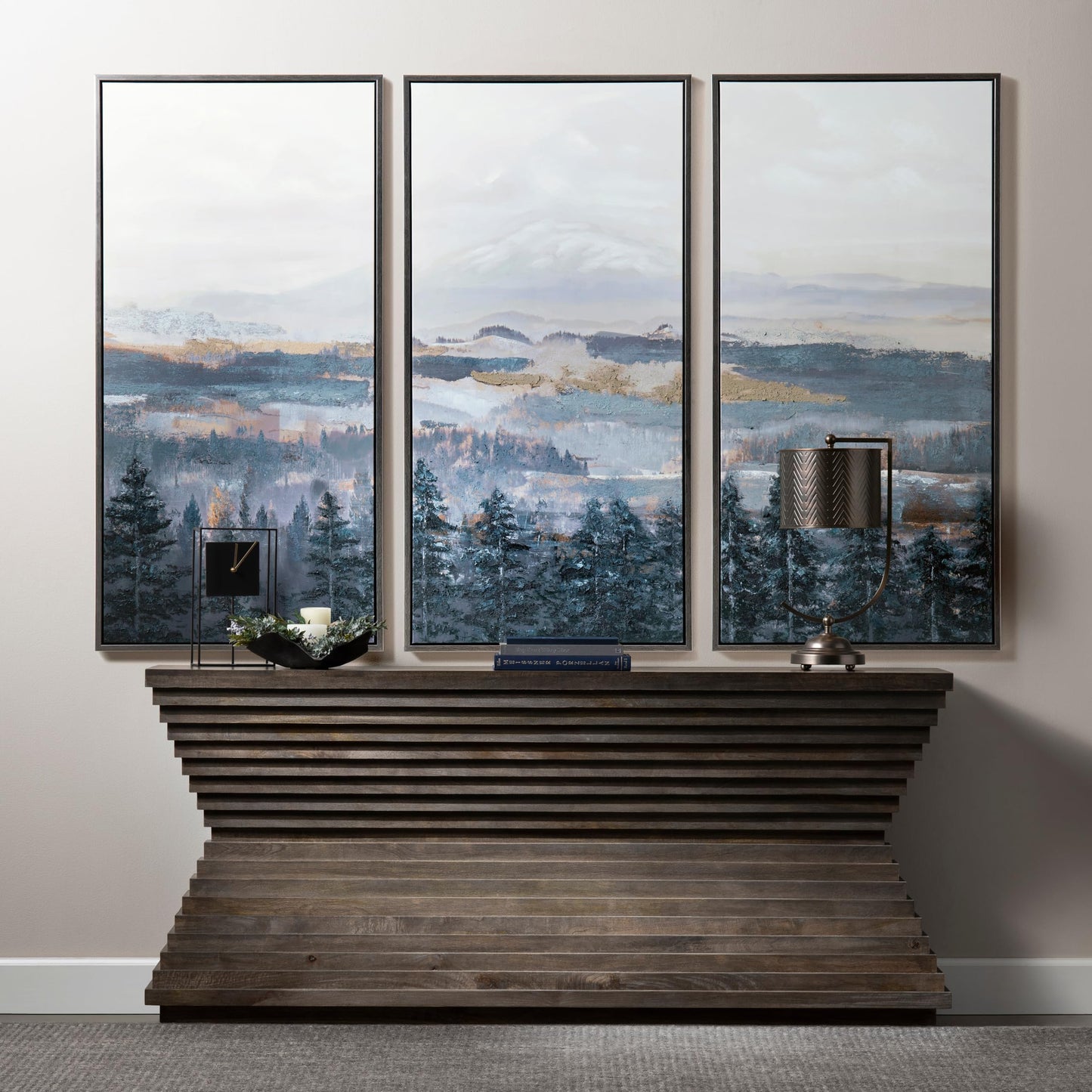 Land For Days Wall Art made of canvas, wood; 29.5 x 1.5 x 59 (in)
