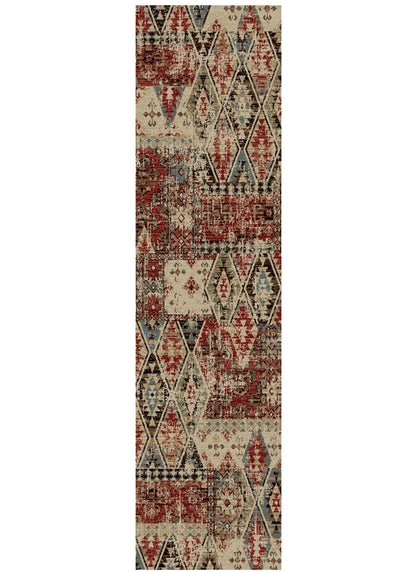 American Destinations Tucson Multi 2'3"x3'3" Area Rug | 100% Polypropylene | Machine Loomed | 10 mm pile height