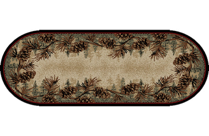 American Destinations Mount Le Conte 10'6"x14'3" Area Rug | 100% Polypropylene | Machine Loomed | 10 mm pile height