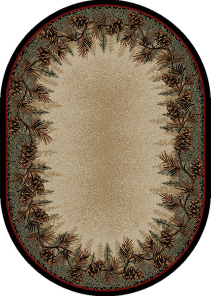 American Destinations Mount Le Conte 11'10"x14'9" Area Rug | 100% Polypropylene | Machine Loomed | 10 mm pile height