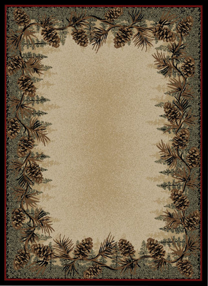 American Destinations Mount Le Conte 9'2"x12'6" Area Rug | 100% Polypropylene | Machine Loomed | 10 mm pile height