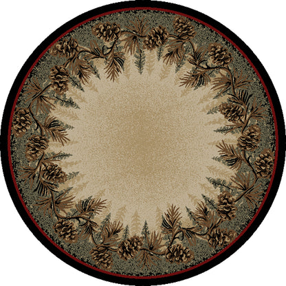 American Destinations Mount Le Conte 10'6"x14'3" Area Rug | 100% Polypropylene | Machine Loomed | 10 mm pile height