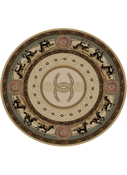American Destinations Cheyenne Multi 2'3"x7'7" Area Rug | 100% Polypropylene | Machine Loomed | 10 mm pile height