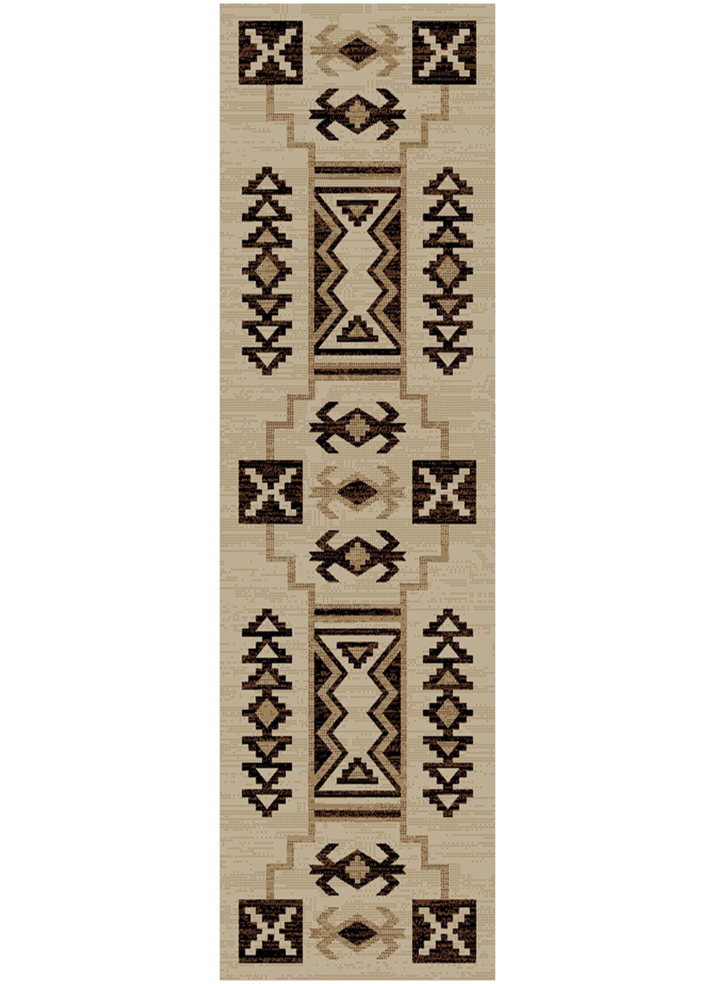 American Destinations Mission Viejo Ivory 5'3"x7'3" Area Rug | 100% Polypropylene | Machine Loomed | 10 mm pile height