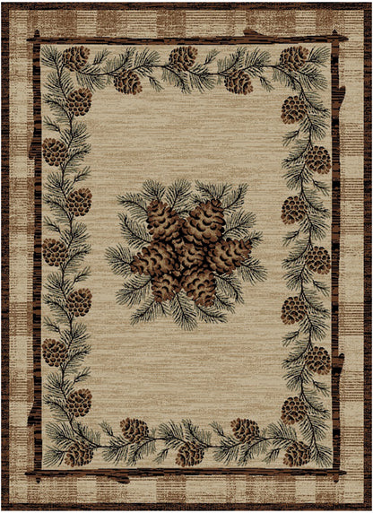 American Destinations Greensboro 5'3"x7'3" Area Rug | 100% Polypropylene | Machine Loomed | 10 mm pile height