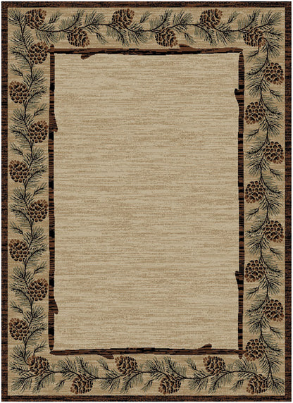 American Destinations Clearmont 5'3"x7'3" Area Rug | 100% Polypropylene | Machine Loomed | 10 mm pile height