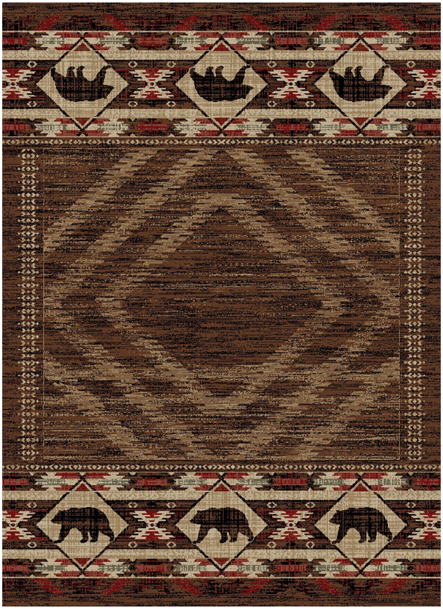 American Destinations Hartland 5'3"x7'3" Area Rug | 100% Polypropylene | Machine Loomed | 10 mm pile height