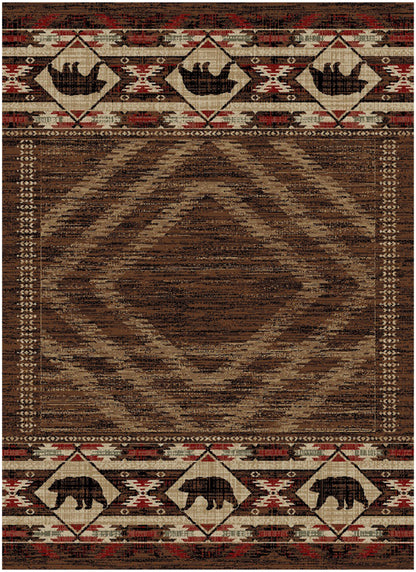 American Destinations Hartland 5'3"x7'3" Area Rug | 100% Polypropylene | Machine Loomed | 10 mm pile height