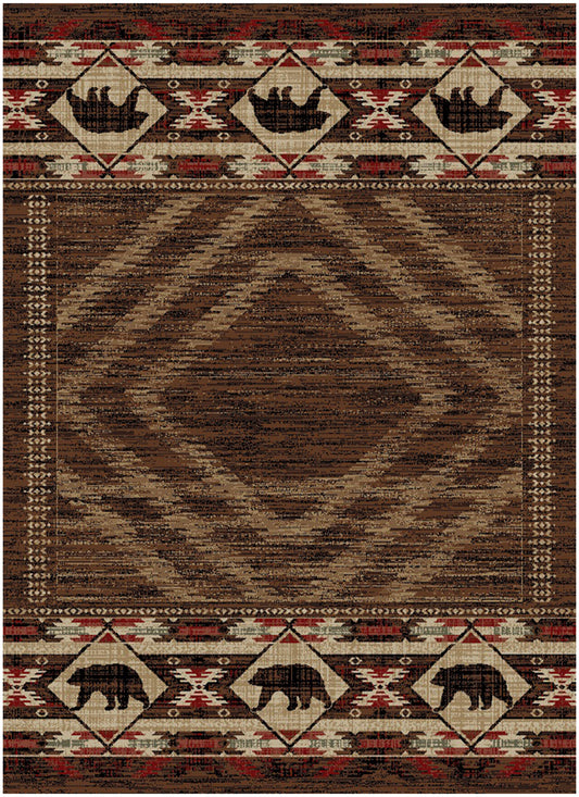 American Destinations Hartland 5'3"x7'3" Area Rug | 100% Polypropylene | Machine Loomed | 10 mm pile height