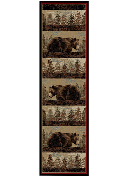 American Destinations Blue Ridge Multi 2'3"x3'3" Area Rug | 100% Polypropylene | Machine Loomed | 10 mm pile height
