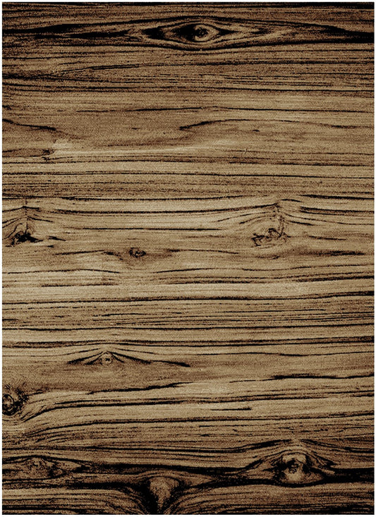 American Destinations Lumberton Brown 7'10"x9'10" Area Rug | 100% Polypropylene | Machine Loomed | 10 mm pile height